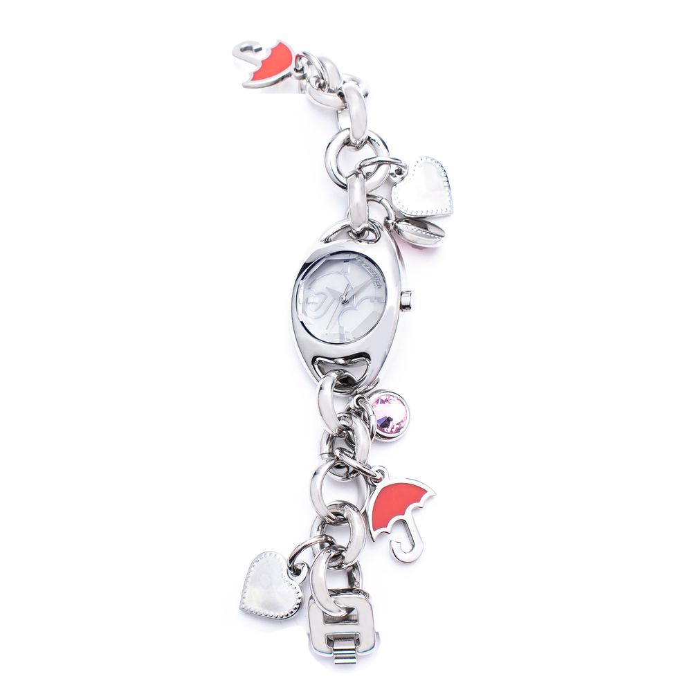 Chronotech Silver Stainless Steel Bracelet Women's Watch