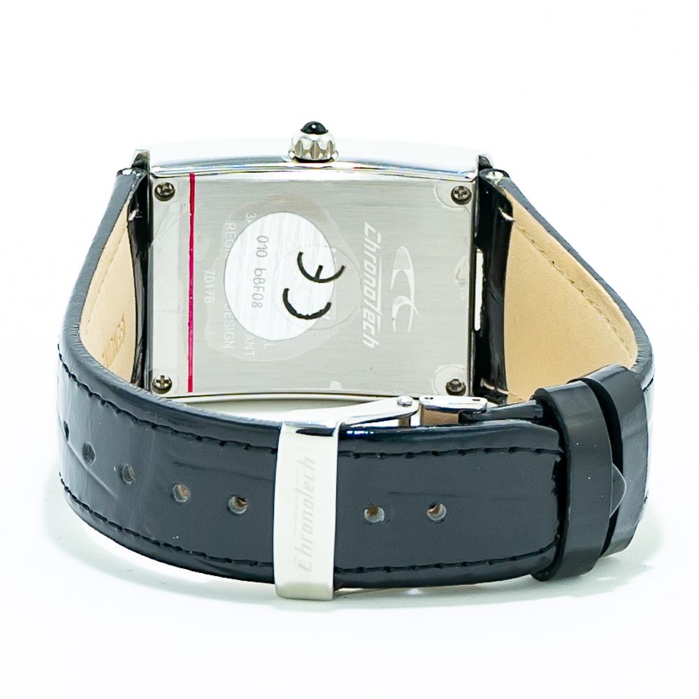 Chronotech Silver Stainless Steel Dress  Watch