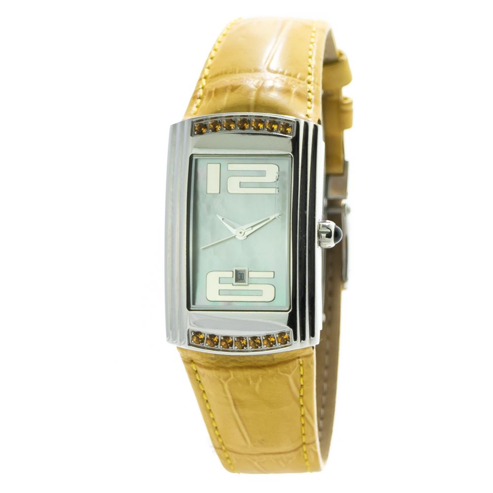 Chronotech Bicolor Leather Dress Women's Watch