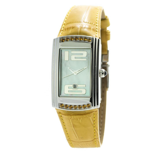 Chronotech Bicolor Leather Dress Women's Watch