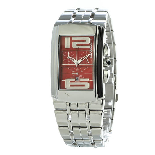 Chronotech Silver Stainless Steel Dress  Watch