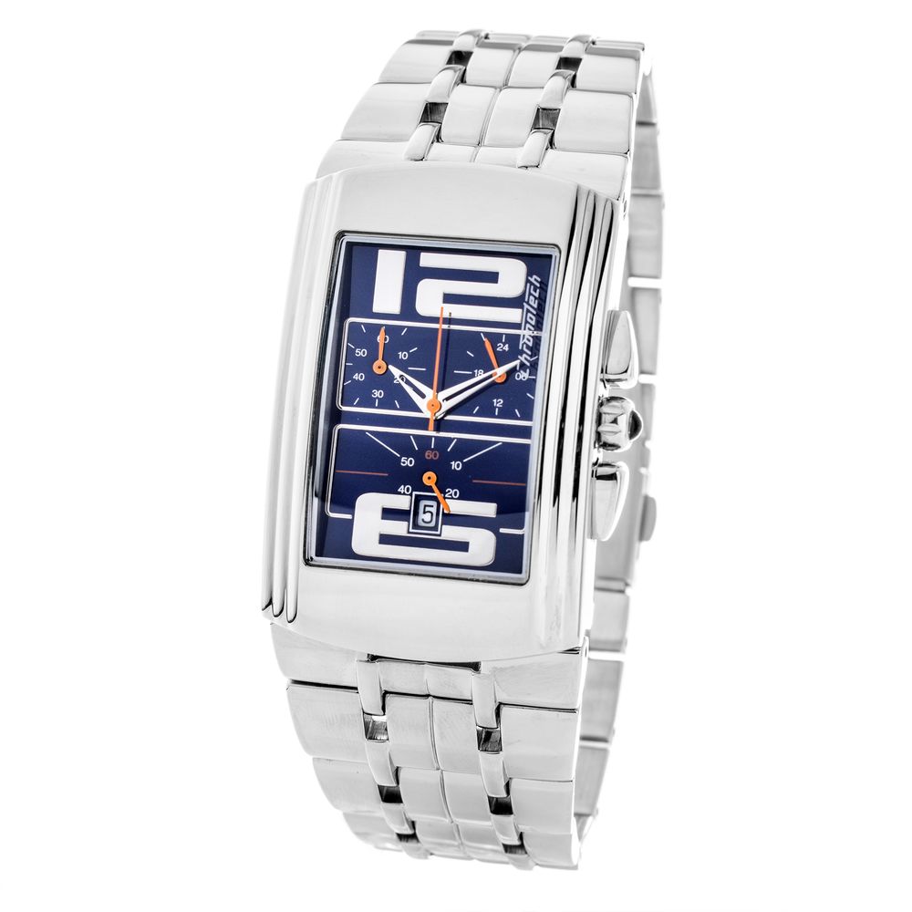 Chronotech Silver Stainless Steel Dress Women's Watch
