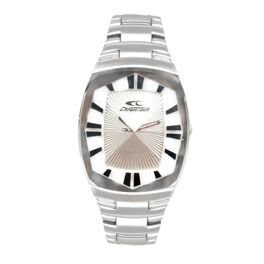 Chronotech Silver Stainless Steel Dress Women's Watch