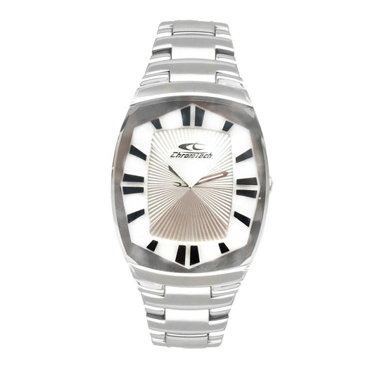 Chronotech Silver Stainless Steel Dress Women's Watch