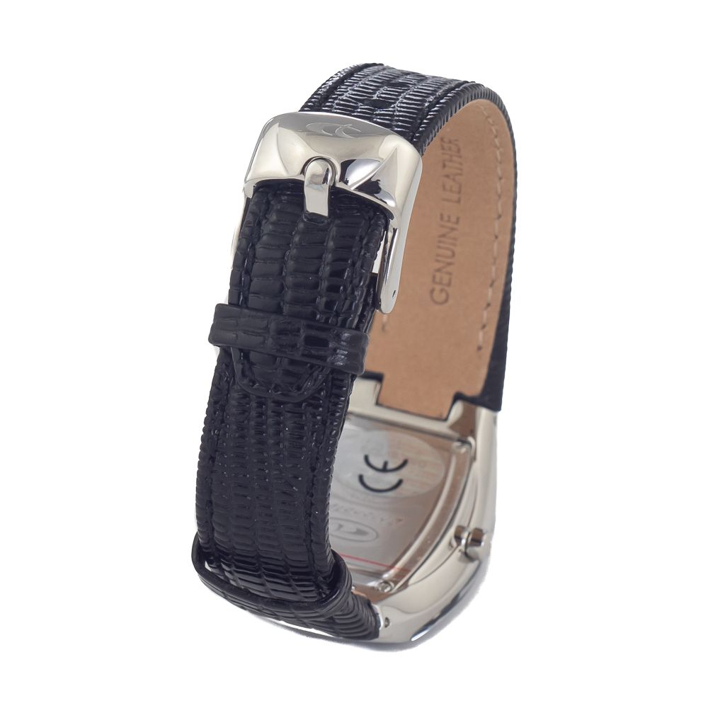 Chronotech Black Leather Dress Women's Watch