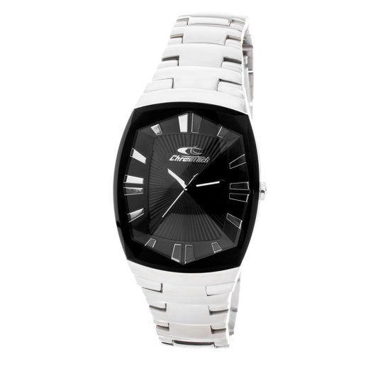 Chronotech Silver Stainless Steel Dress Women's Watch