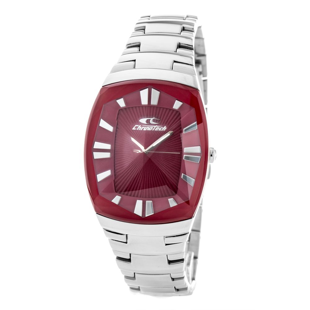 Chronotech Silver Stainless Steel Dress Women's Watch