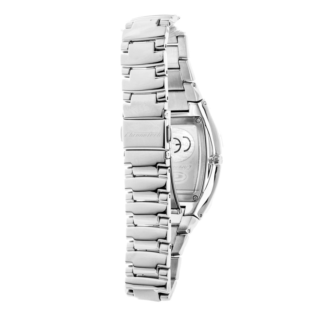 Chronotech Silver Stainless Steel Dress Women's Watch