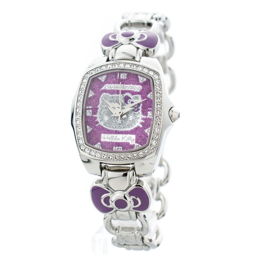 Chronotech Silver Stainless Steel Dress Women's Watch