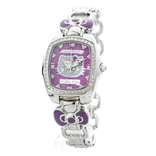 Chronotech Silver Stainless Steel Dress Women's Watch