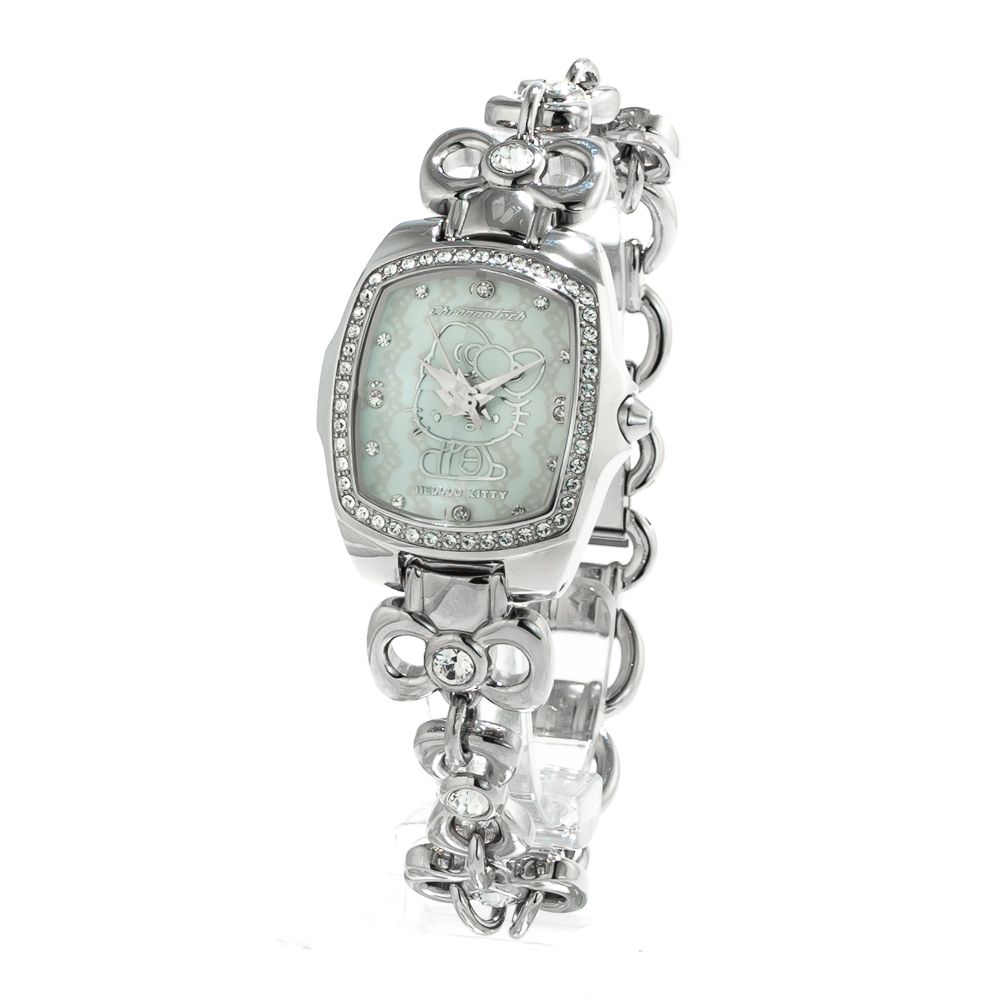 Chronotech Silver Stainless Steel Bracelet Women's Watch