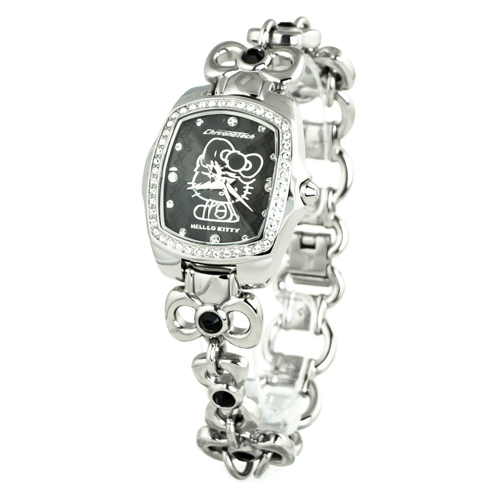 Chronotech Silver Stainless Steel Dress Women's Watch