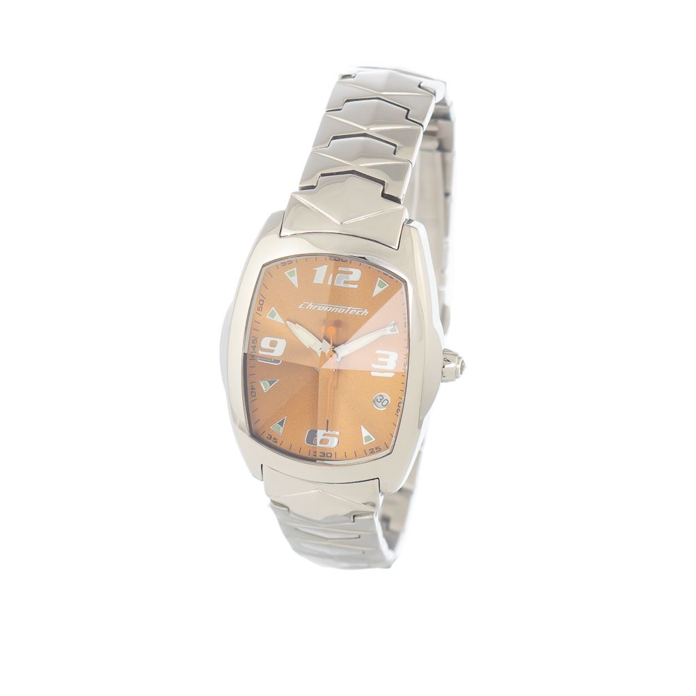 Chronotech Silver Stainless Steel Dress Women's Watch