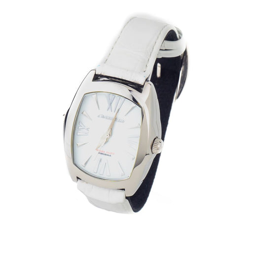 Chronotech Black Leather Dress Women's Watch