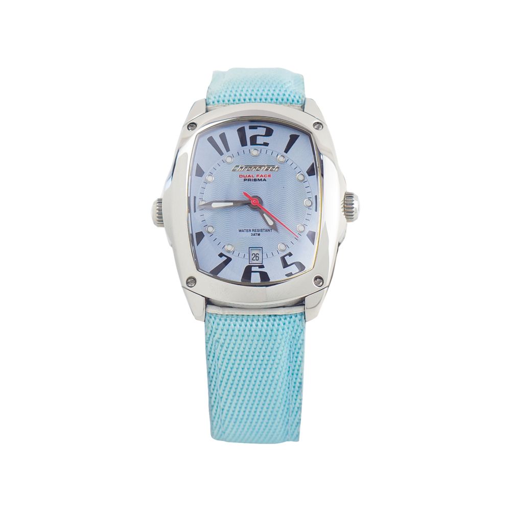 Chronotech Blue Leather Dress Women's Watch