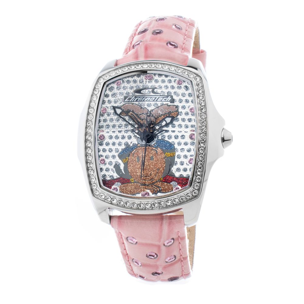 Chronotech Multicolor Leather Dress Women's Watch