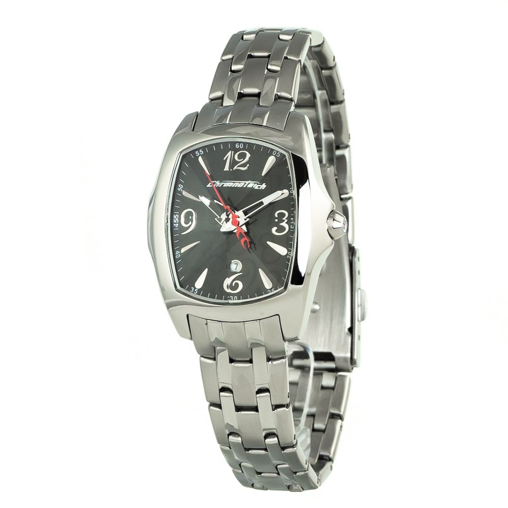 Chronotech Silver Stainless Steel Dress Women's Watch