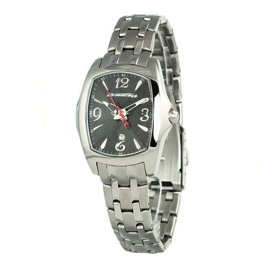 Chronotech Silver Stainless Steel Dress Women's Watch