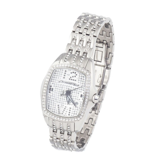 Chronotech Silver Stainless Steel Dress Women's Watch