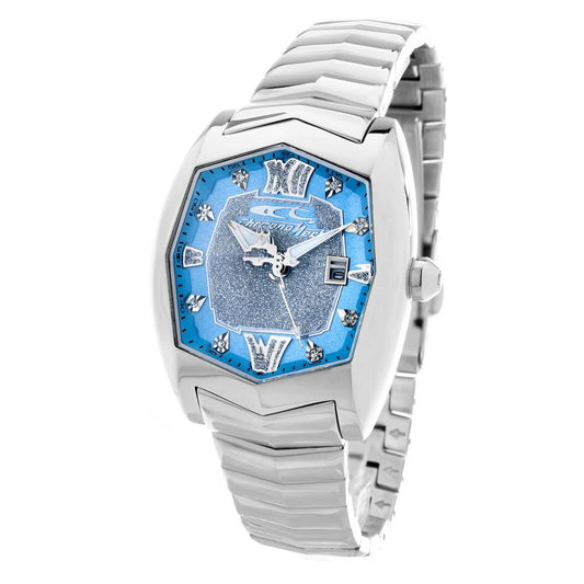 Chronotech Silver Stainless Steel Dress Women's Watch