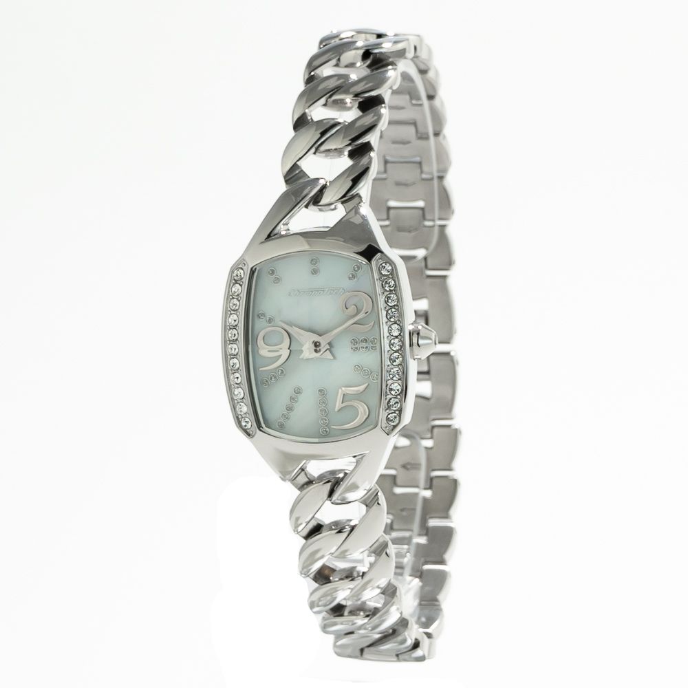 Chronotech Silver Stainless Steel Dress Women's Watch