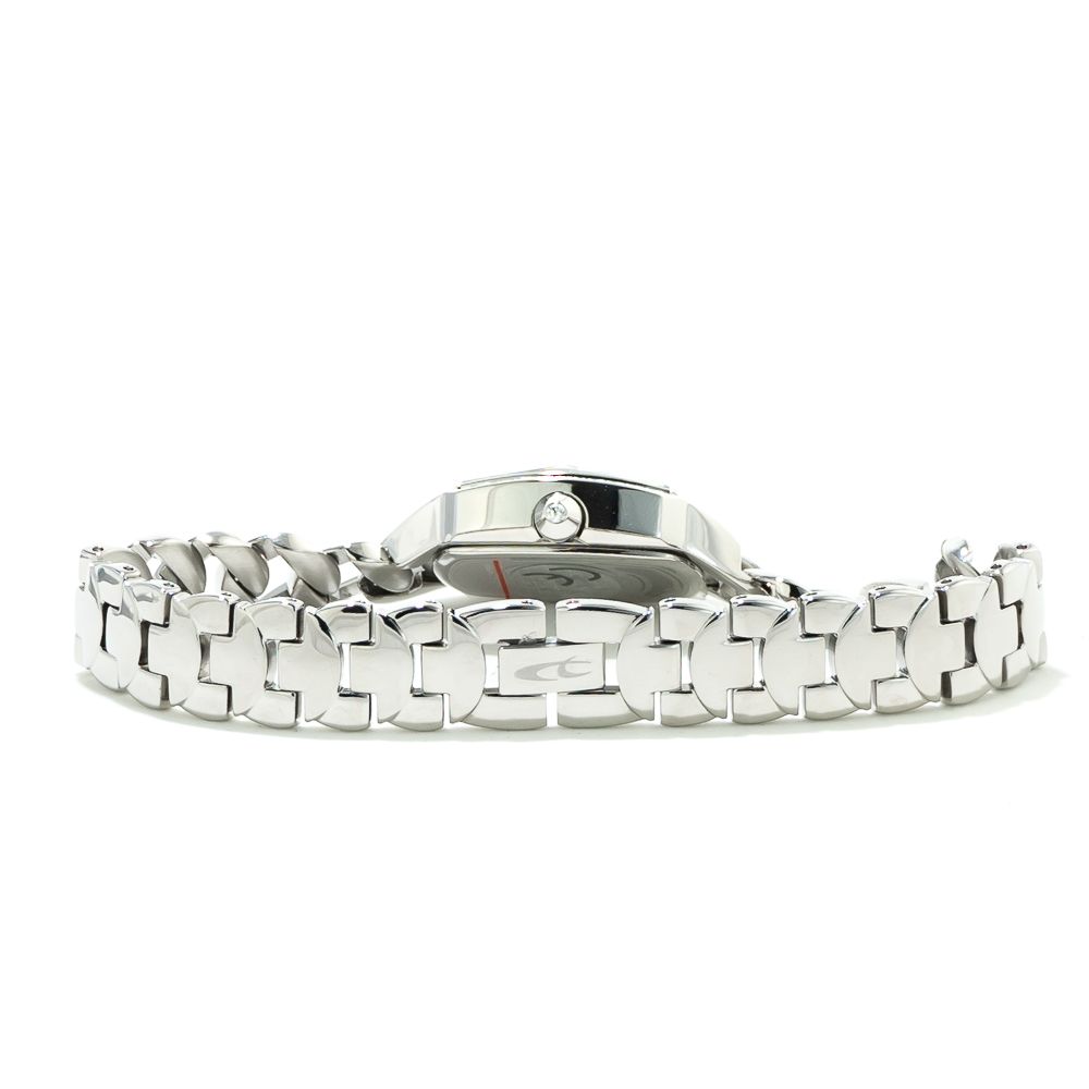 Chronotech Silver Stainless Steel Dress Women's Watch