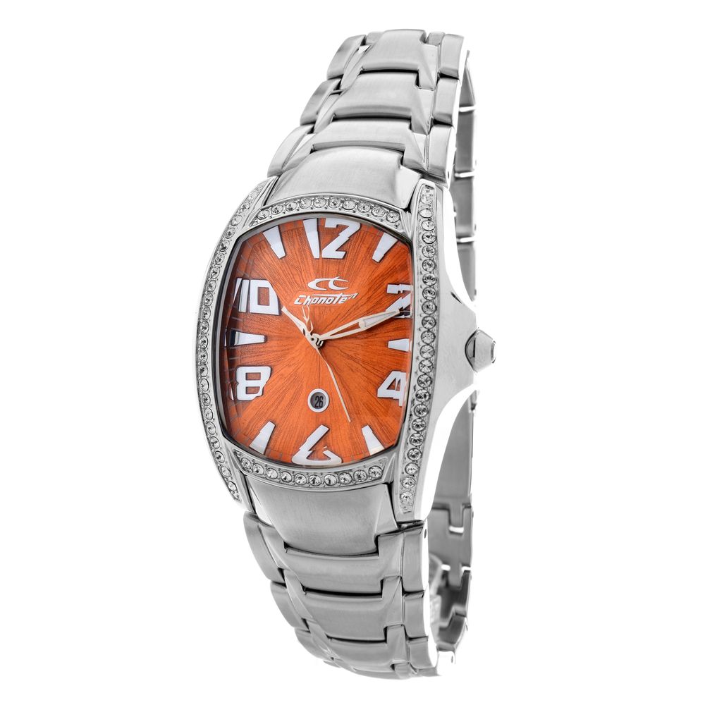 Chronotech Silver Stainless Steel Bracelet Women's Watch