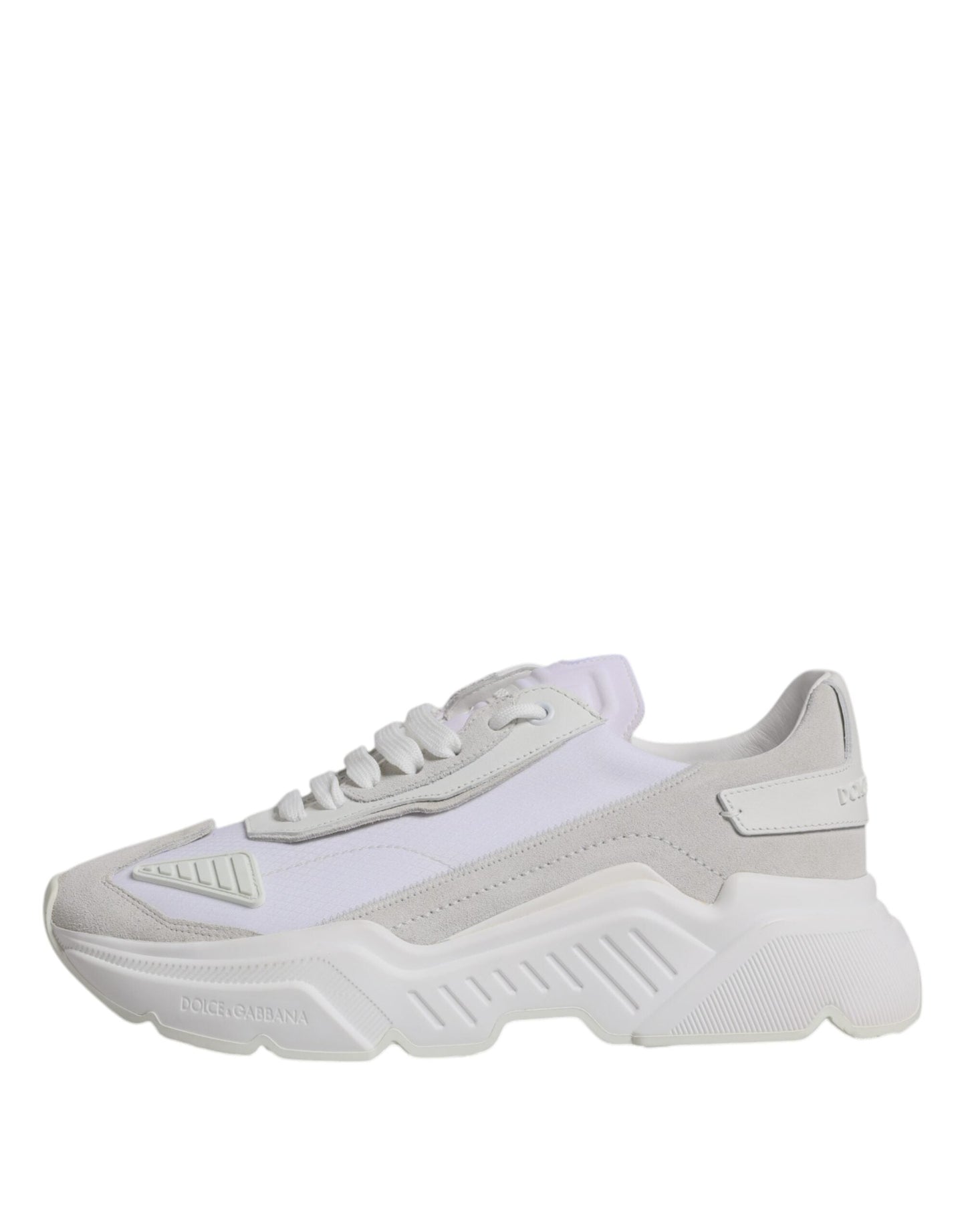 Dolce & Gabbana White Leather Daymaster Low Top Sneakers Men's Shoes