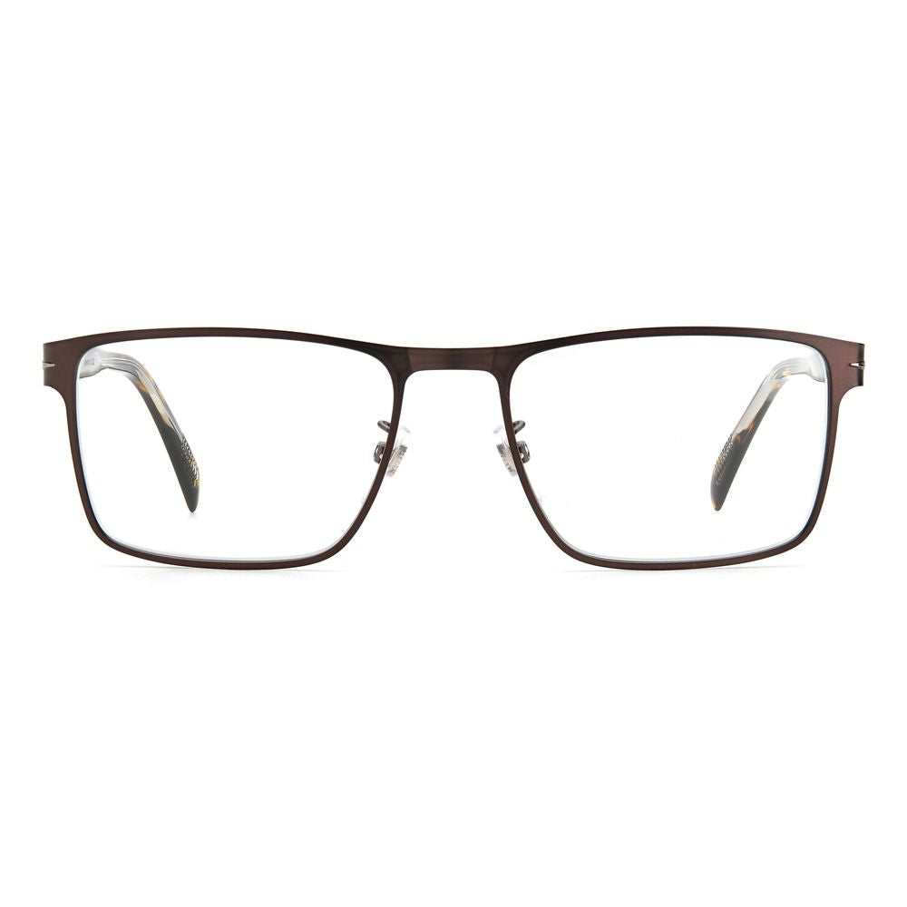 David Beckham Brown Metal Glasses Men's (Frames)
