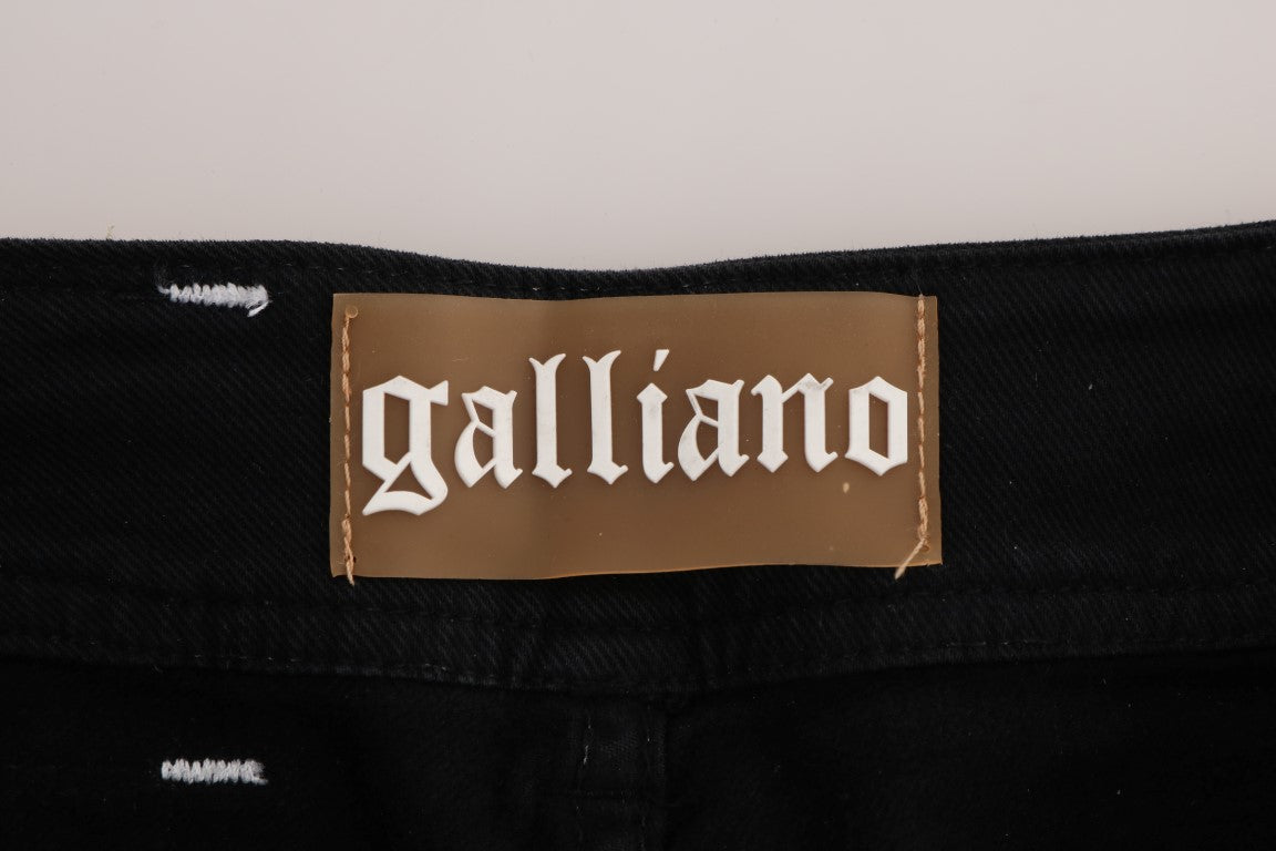 John Galliano Gray Wash Cotton Stretch Regular Fit Women's Jeans