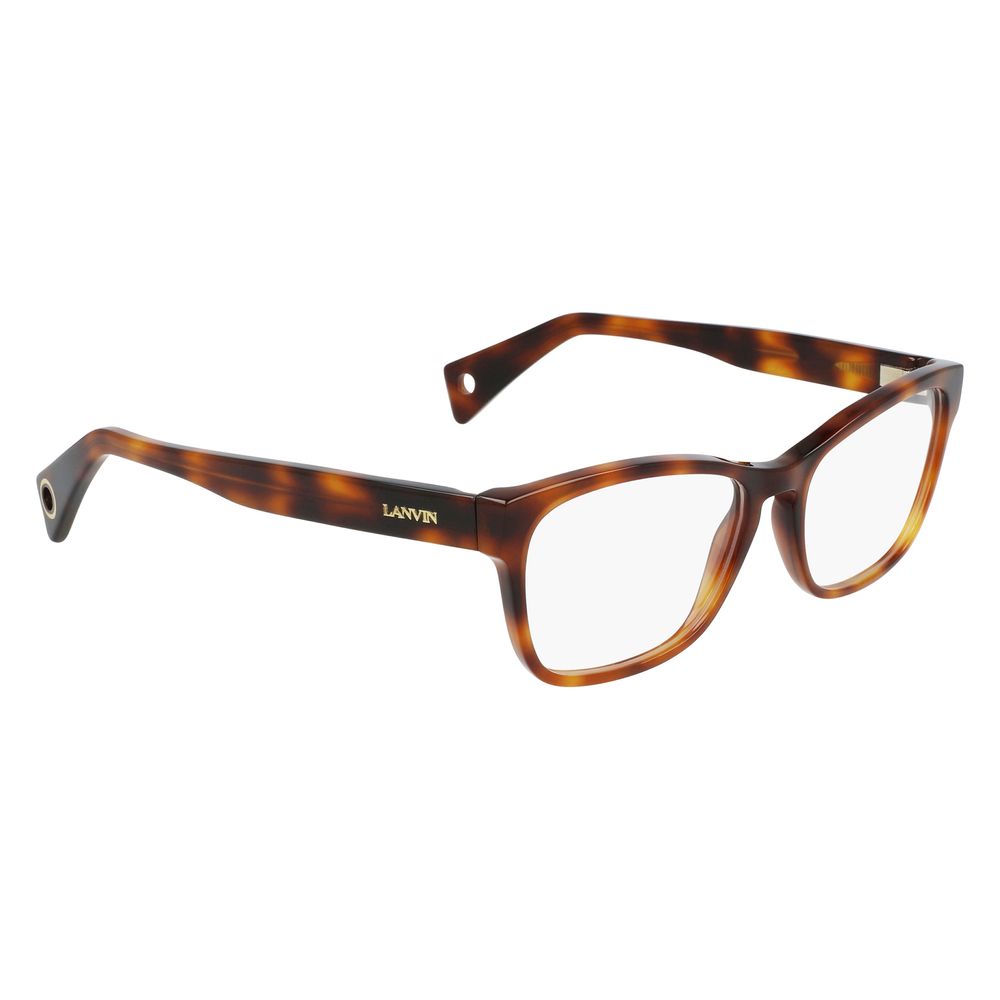 Lanvin Brown Acetate Glasses Women's (Frames)