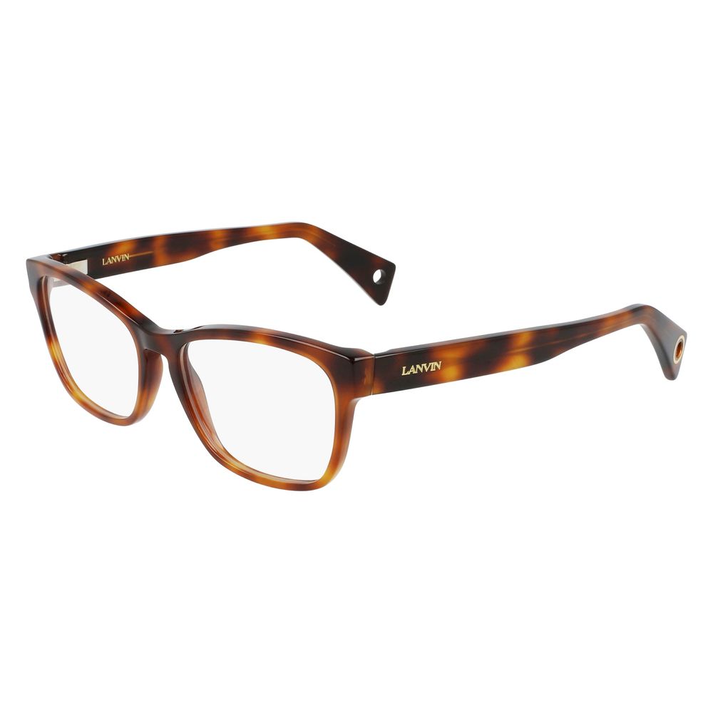Lanvin Brown Acetate Glasses Women's (Frames)