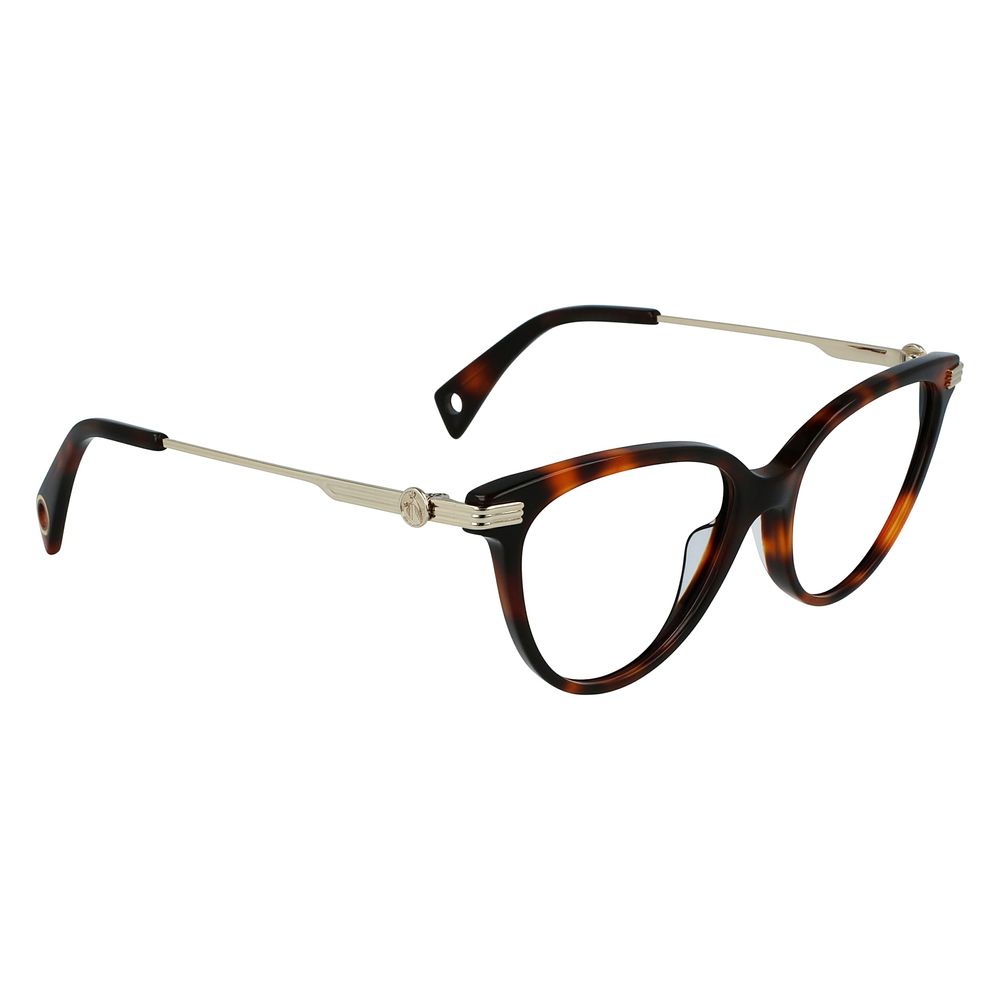 Lanvin Brown Acetate Glasses Women's (Frames)