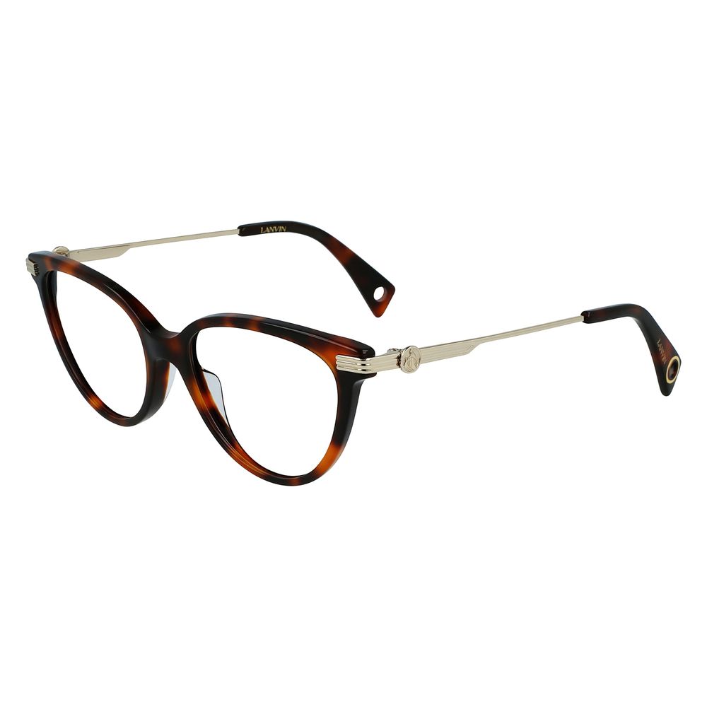 Lanvin Brown Acetate Glasses Women's (Frames)