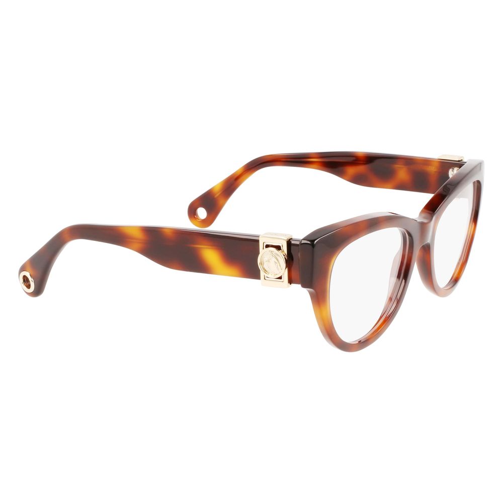 Lanvin Brown Acetate Glasses Women's (Frames)