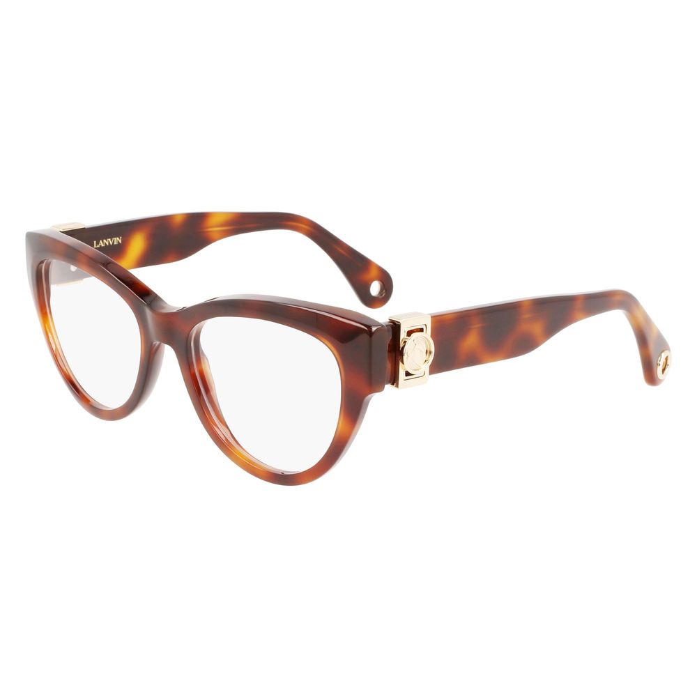 Lanvin Brown Acetate Glasses Women's (Frames)