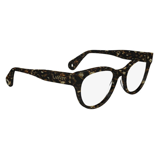 Lanvin Brown Acetate Glasses Women's (Frames)