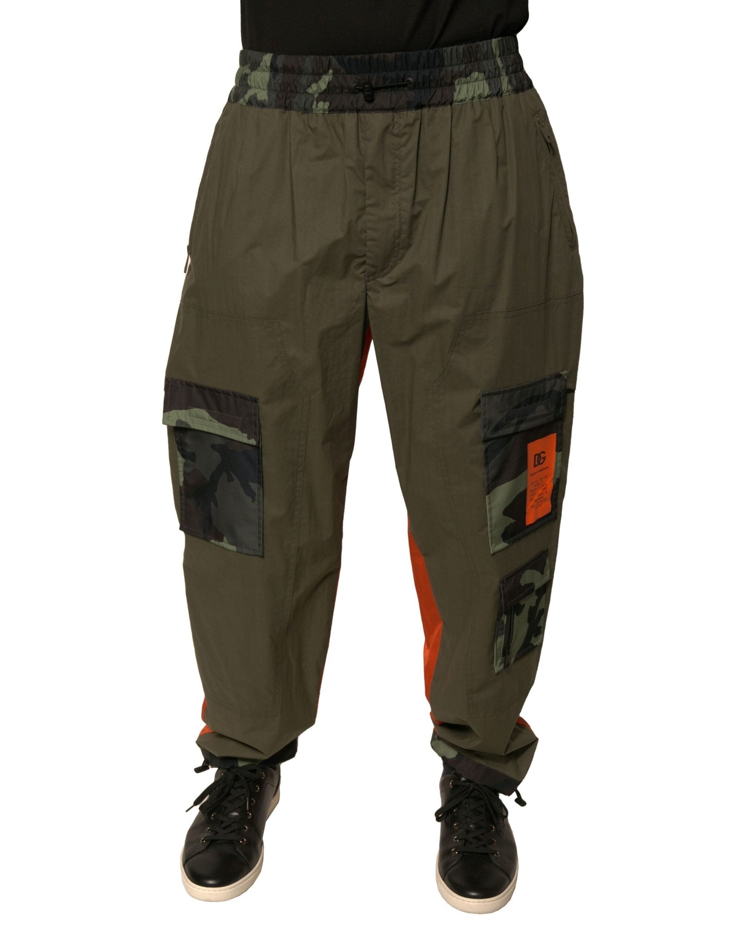Dolce & Gabbana Multicolor Camouflage Jogger Cargo Men's Pants