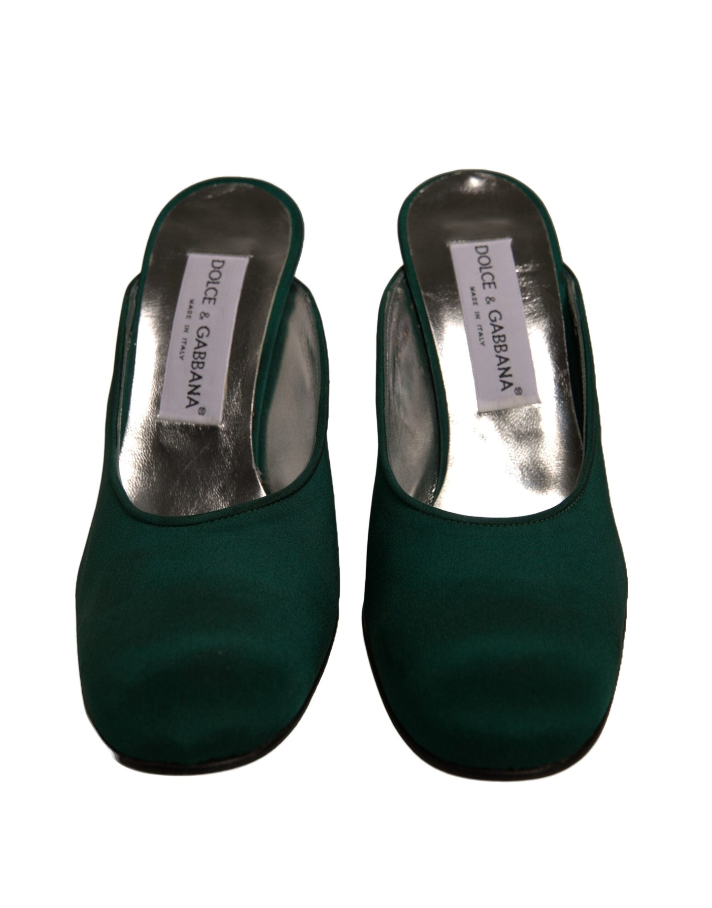 Dolce & Gabbana Green Suede Leather High Heel Pumps Women's Shoes (Pre-Owned)