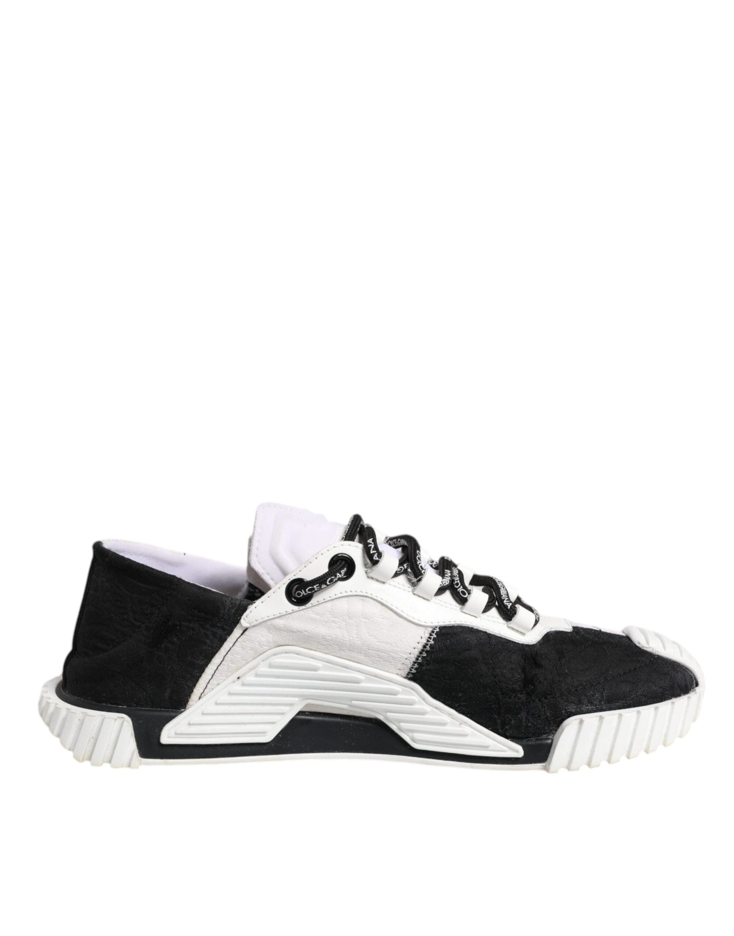 Dolce & Gabbana White Black NS1 Low Top Sneakers Women's Shoes (Pre-Owned)