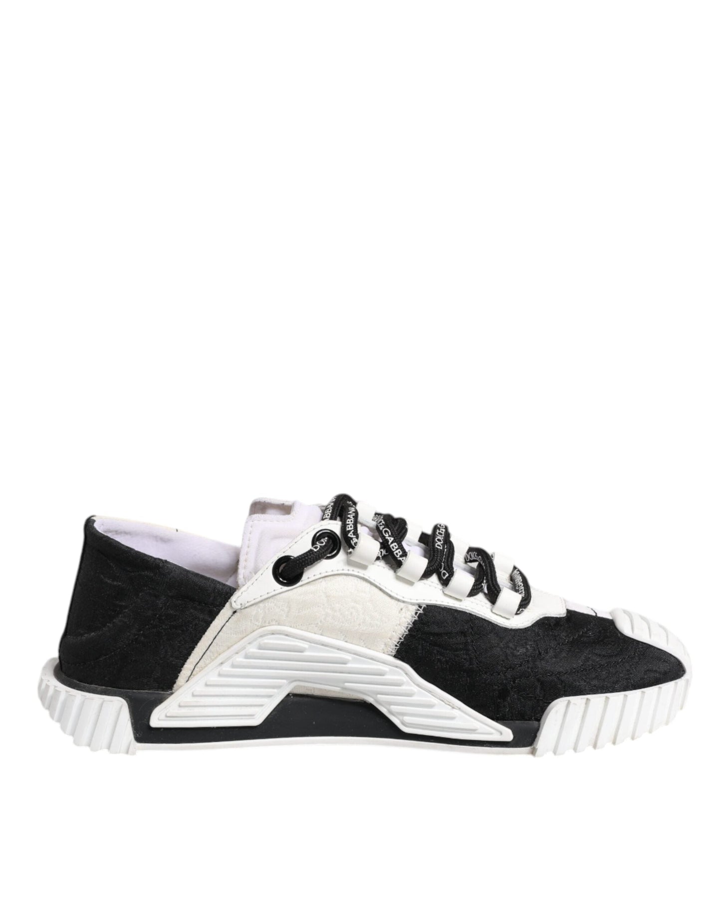 Dolce & Gabbana White Black NS1 Low Top Sneakers Women's Shoes (Pre-Owned)
