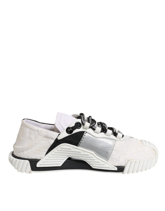 Dolce & Gabbana White Black NS1 Low Top Sneakers Women's Shoes (Pre-Owned)