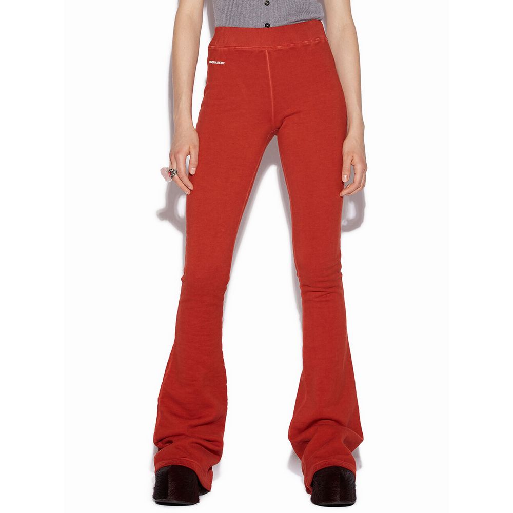 Dsquared�� Red Cotton Athletic Women's Pants