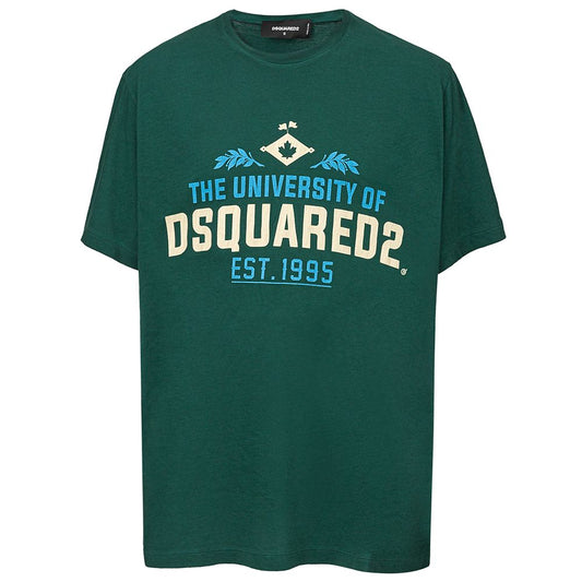 Dsquared�� Green Cotton Men's T-Shirt