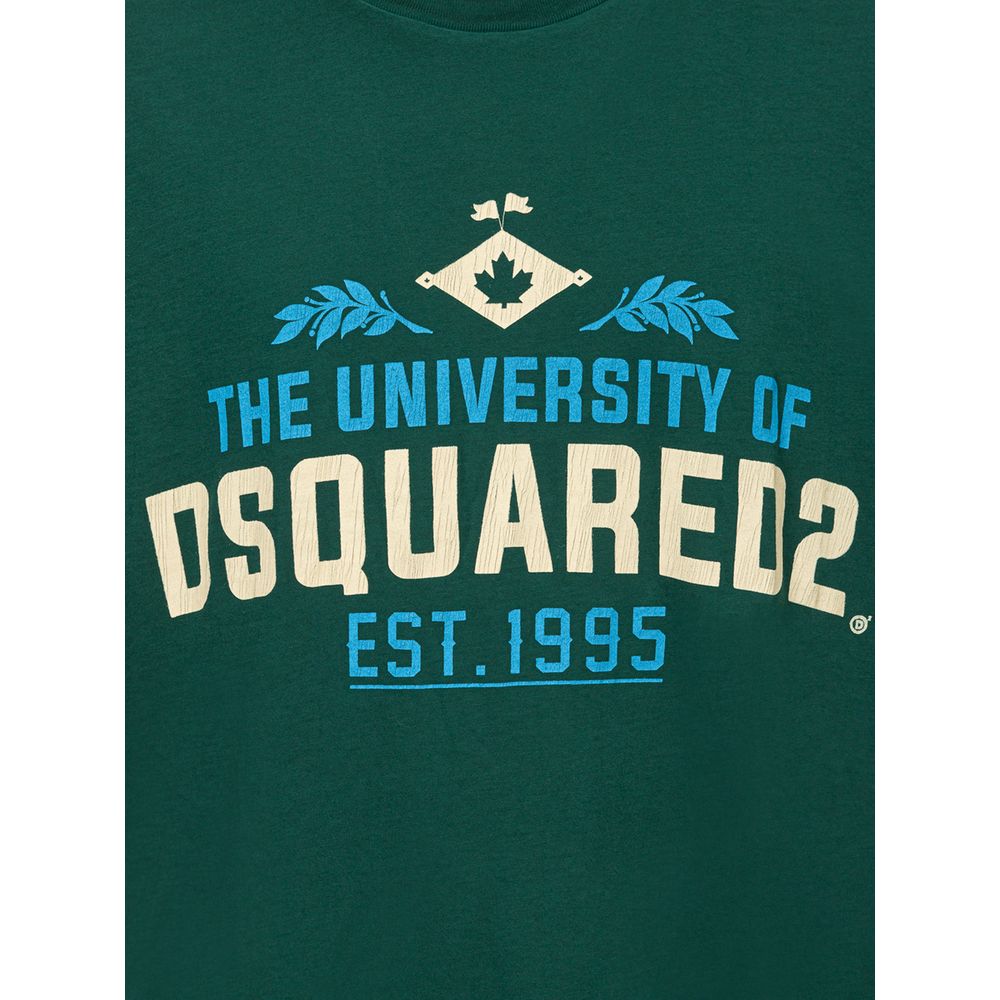 Dsquared�� Green Cotton Men's T-Shirt