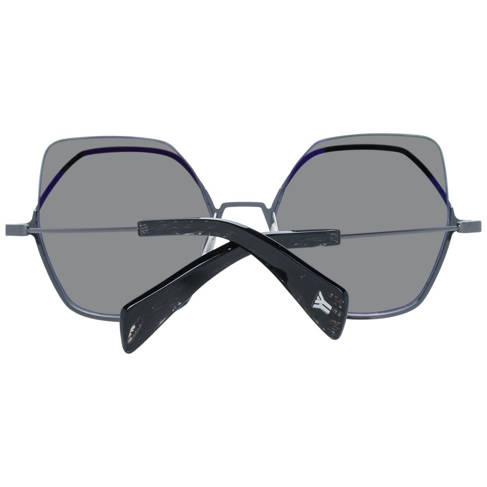 Yohji Yamamoto Black Metal & Plastic Women's Sunglasses