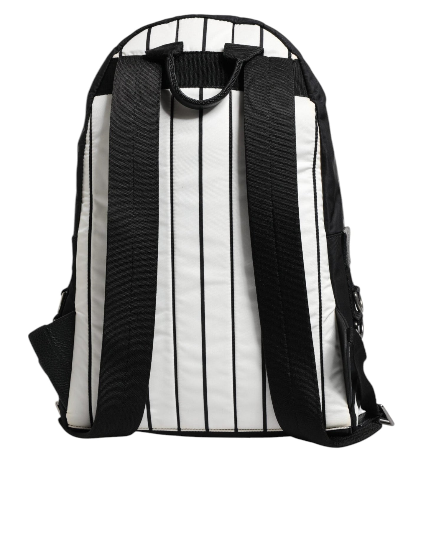 Dolce & Gabbana Black White Vulcano Royal King Print Men Backpack Men's Bag (Pre-Owned)