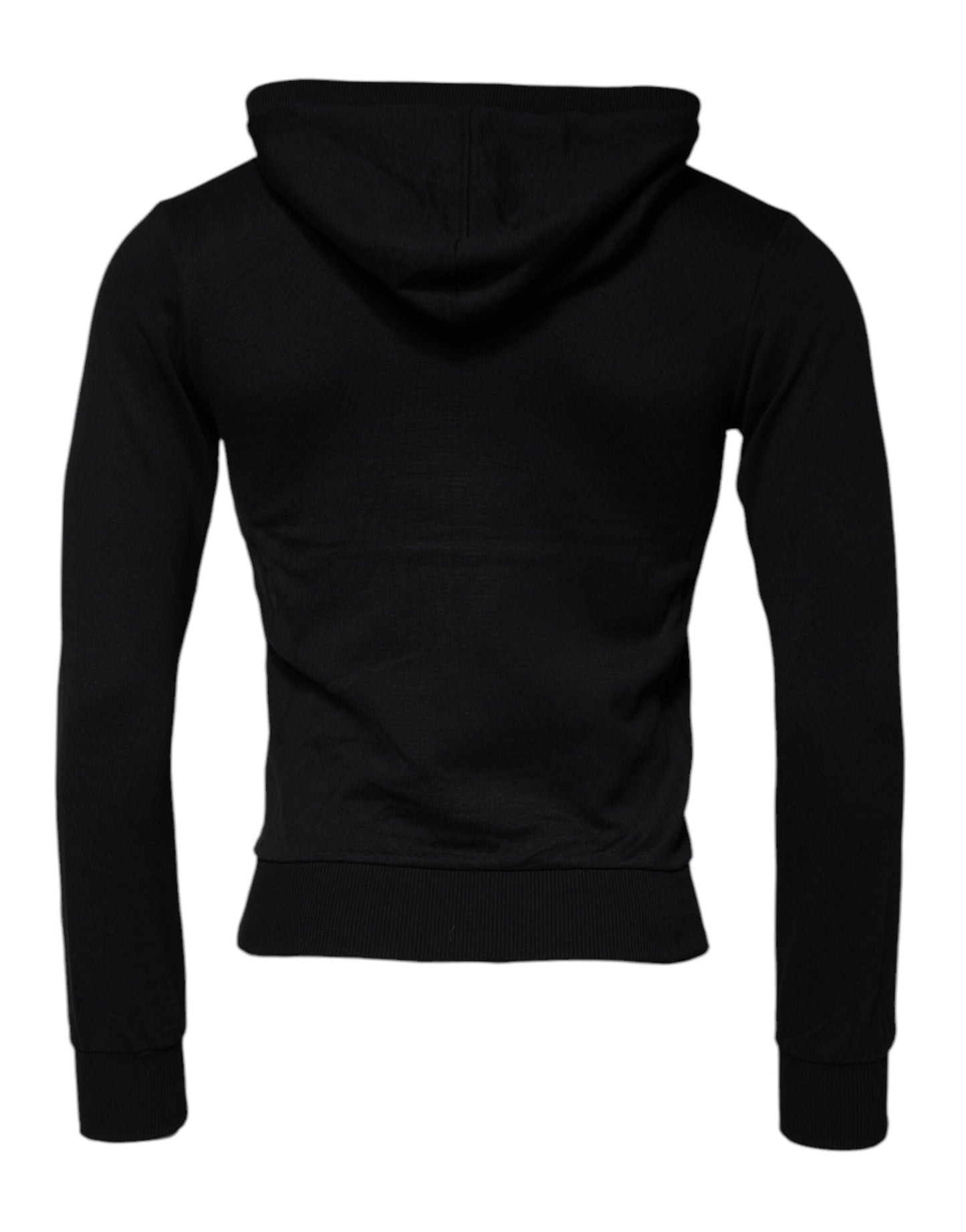 Dolce & Gabbana Black Logo Full Zip Hooded Sweatshirt Men's Sweater (Pre-Owned)