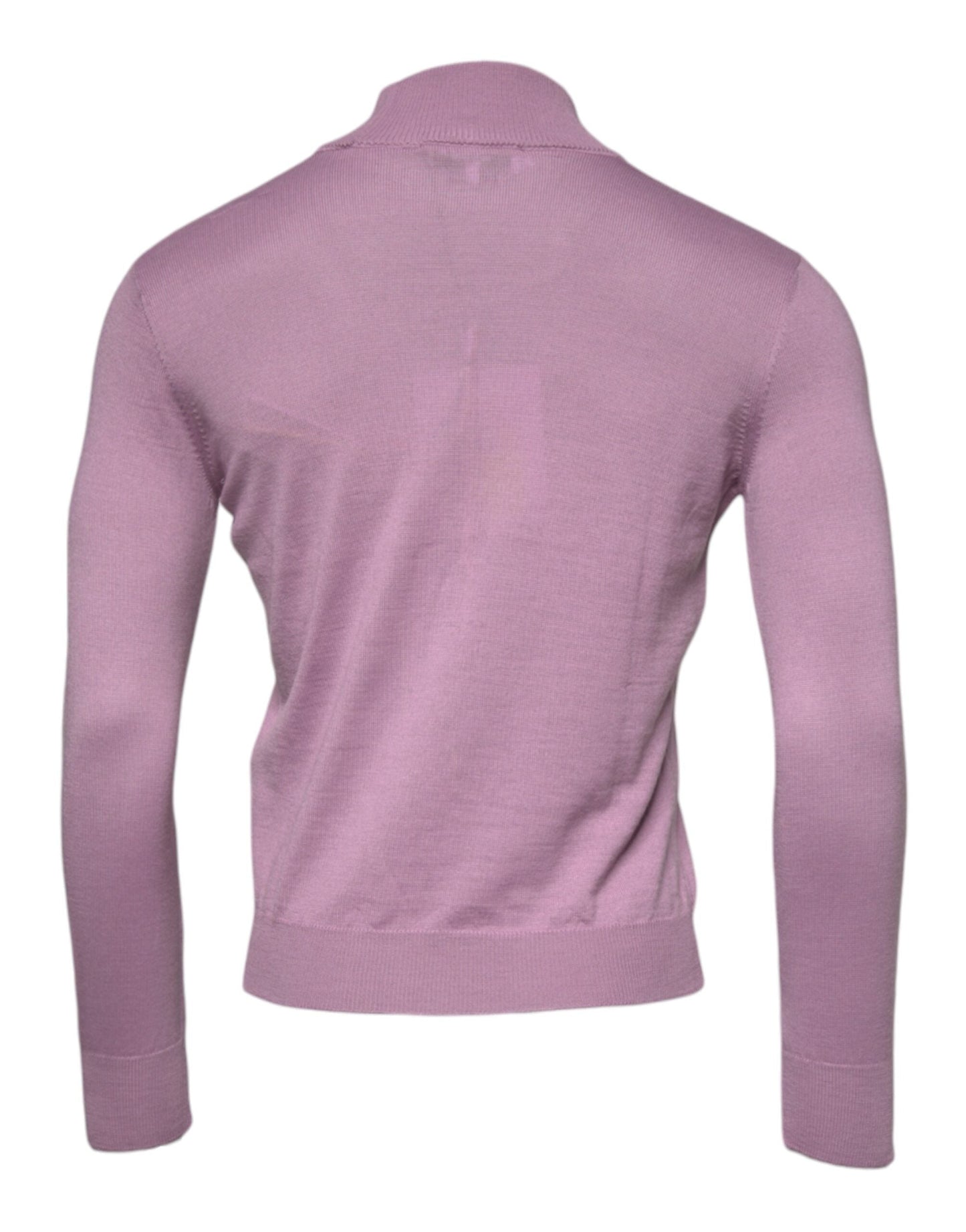 MSGM Purple Wool Knit Turtle Neck Long Sleeve Pullover Men's Sweater (Pre-Owned)