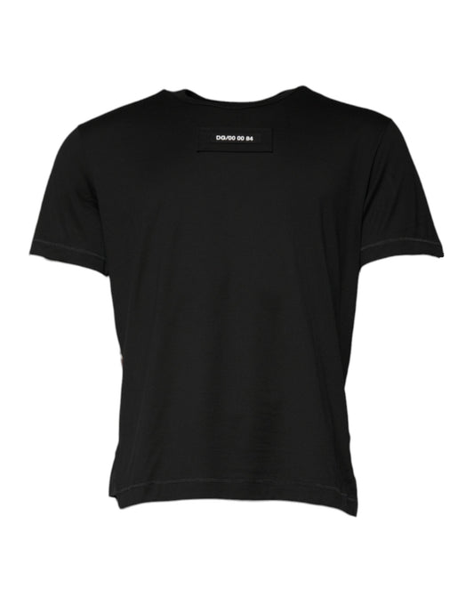 Dolce & Gabbana Multicolor Camouflage Crew Neck Men's T-shirt